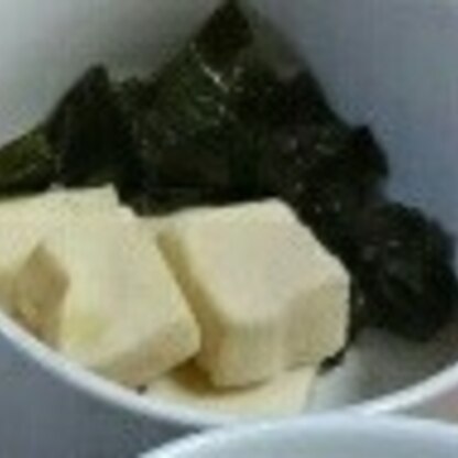 高野豆腐好きです。
簡単に作れて、後一品が欲しい時に助かりました。